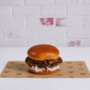 Truffle bomber burger